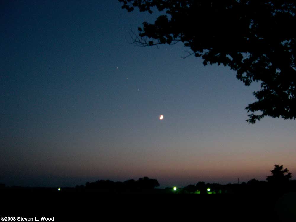 Alignment-Saturn, Mars, Regulus, Moon