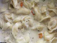 Asiago Cheese & Tortellini Soup