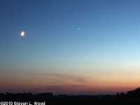 Conjunction - Moon, Mars, Venus, Saturn