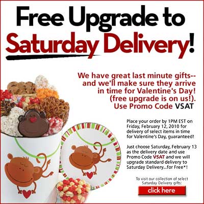 Free Saturday Delivery