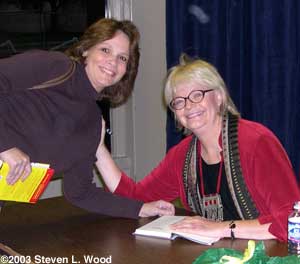 Annie and Molly Ivins - 2003