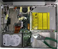 PowerBook torn down