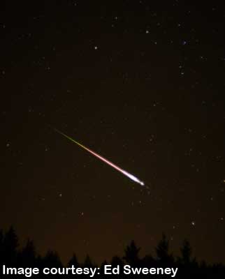 Leonid meteor