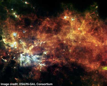 Vulpecula star birth region