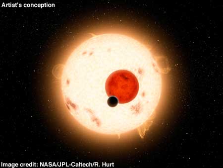 One planet, two suns