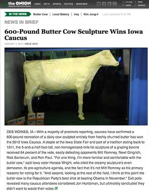 600 Pound Butter Cow