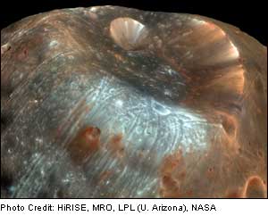 Stickney Crater