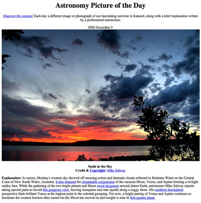 Sunset & Conjunction