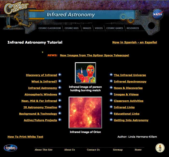 Infrared Astronomy Tutorial
