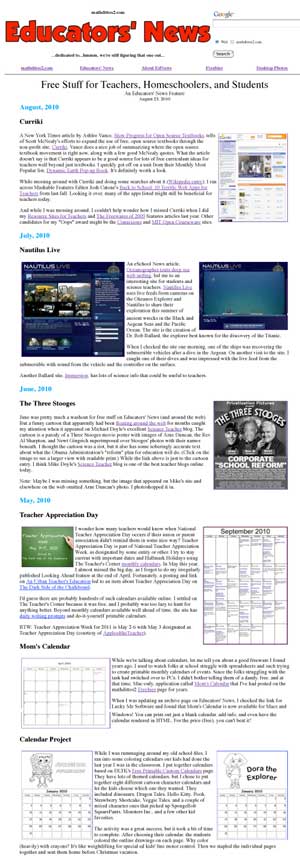 Free Stuff for Teachers...