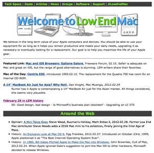Low End Mac