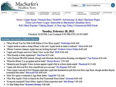 MacSurfer's Headline News
