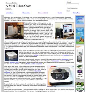 Mac Mini column