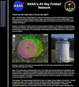 NASA All Sky Fireball Network