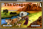 Oregon Trail Splash Screen