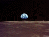 Apollo 11-Earthrise from Moon