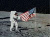 Charles Conrad on Moon