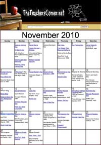 November Calendar