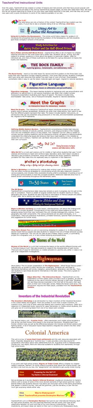Instructional Units