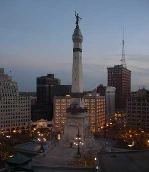 Indy at night