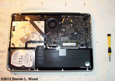 MacBook Pro back open