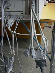 Dangling cables