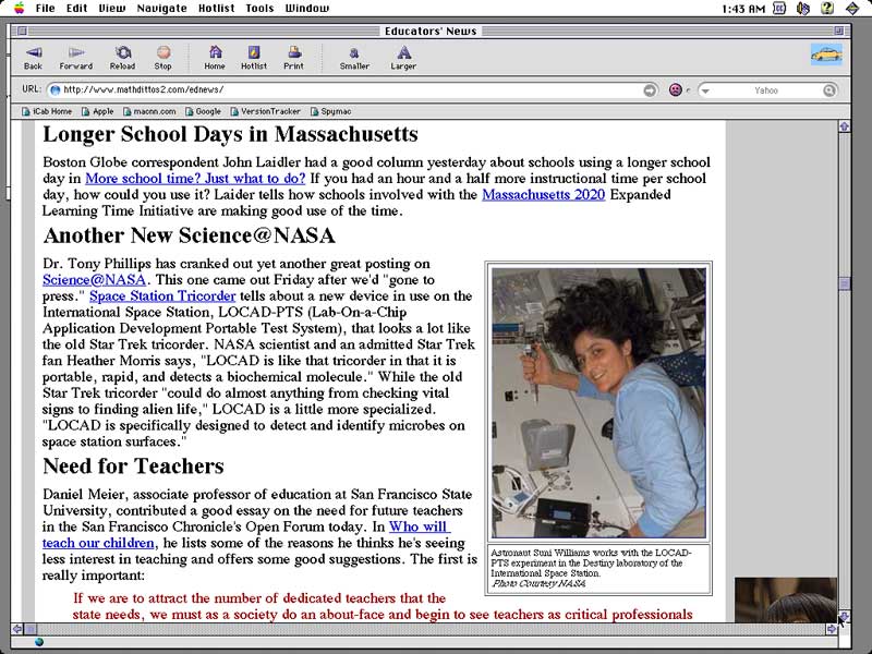 EdNews on the IIfx